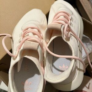 adidas Sneakers with Light Pink Accents